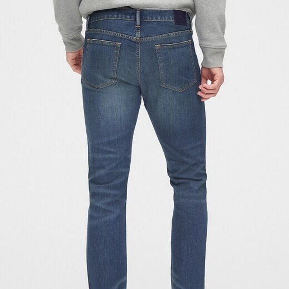 Gap Slim Bettermade Denim Jeans 29/32 Dark Wash + - Picture 4 of 9